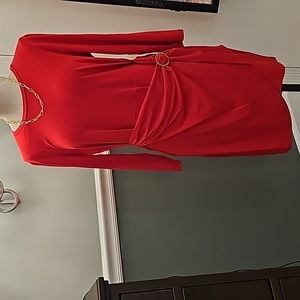 Michael Kors Red Shirt Dress